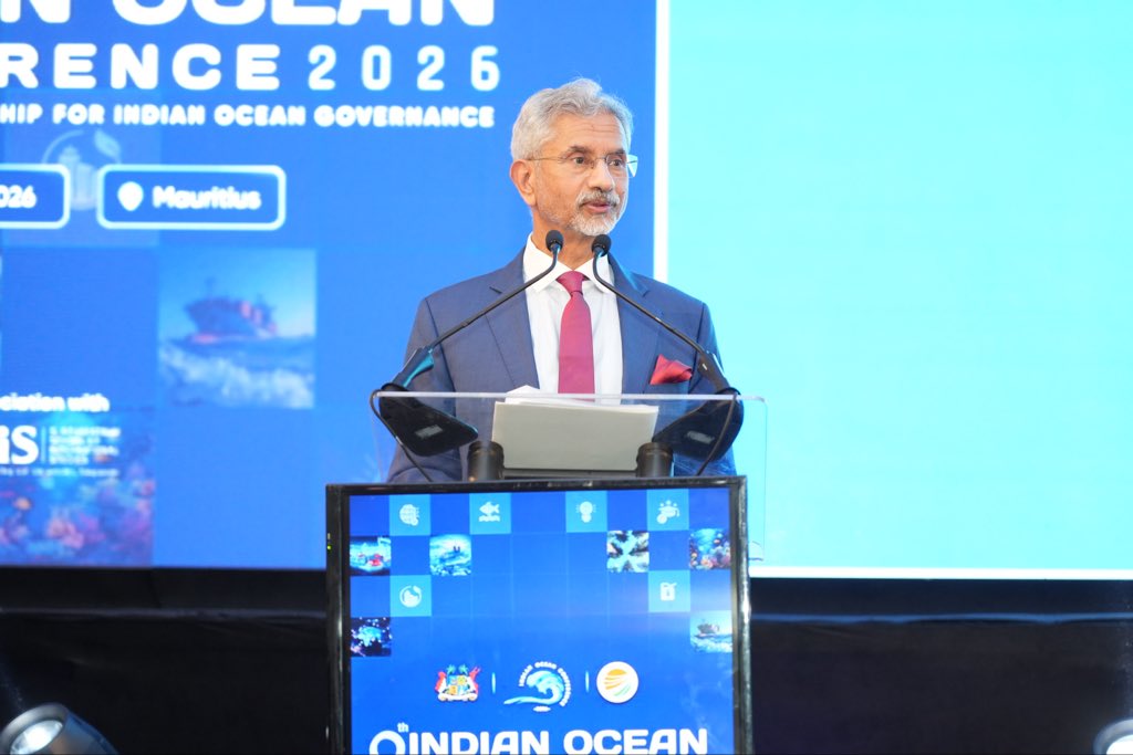 Jaishankar calls for ‘collective stewardship’ as Indian Ocean faces rising turbulence