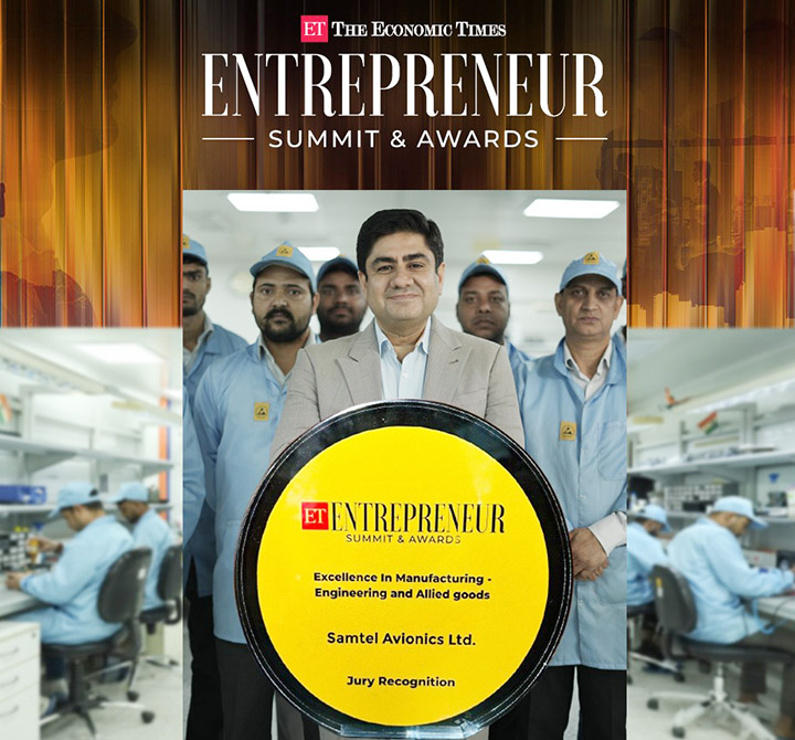 Samtel Avionics wins big at the Economic Times (ET) Entrepreneur Awards 2026