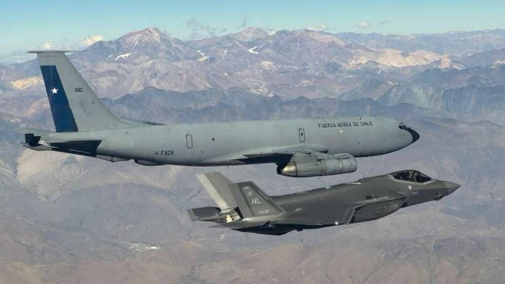 US, Chilean Air Forces achieve first bilateral F-35 air refuelling
