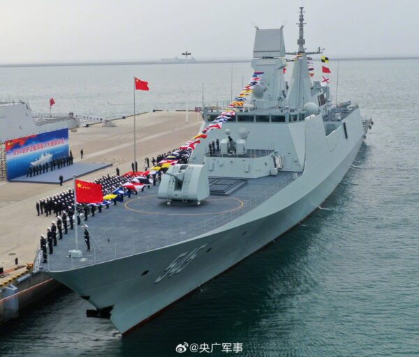 China’s New Type 054B Frigate Joins Liaoning Carrier Group for First Time in Western Pacific – The Diplomat