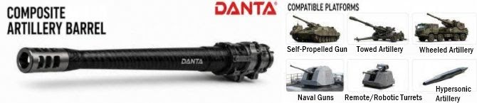 Danta Innovations Unveils World’s First All-Composite 155mm Artillery Barrel