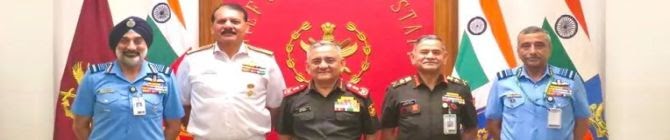 General Anil Chauhan Chairs Final COSC Meeting As India Welcomes New CDS Raja Subramani
