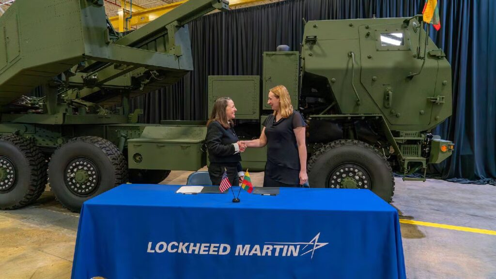 Lithuania’s first HIMARS launchers unveiled in Arkansas, US