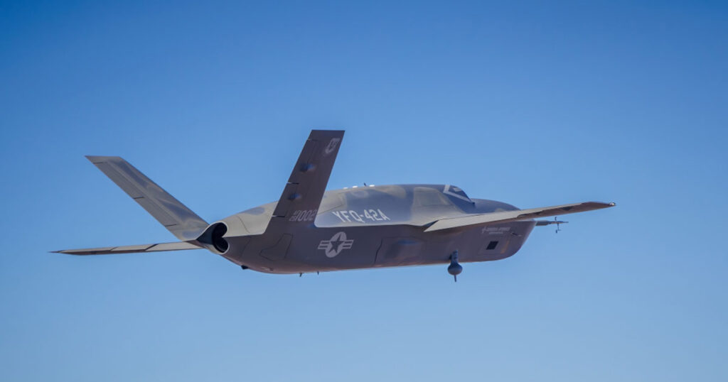YFQ-42A Returns to Flight Testing