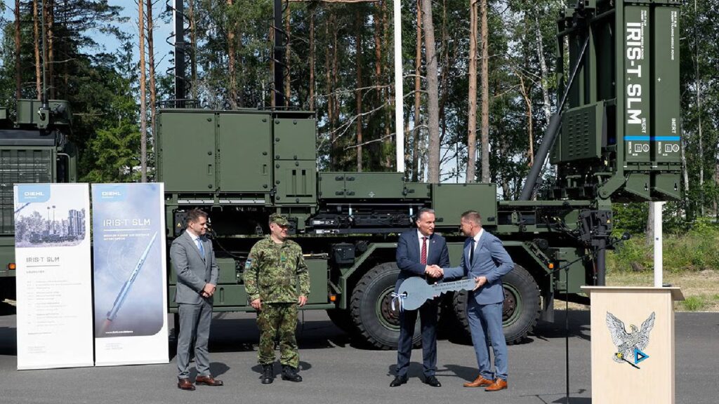 Estonia receives first IRIS-T SLM defence system from Diehl Defence