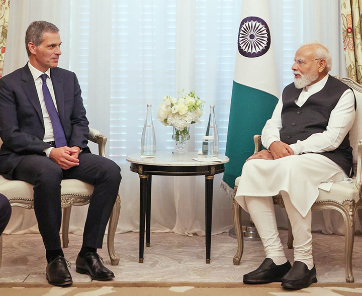 PM Modi discusses maritime cooperation with CMA CGM Chairman Rodolphe Saadé