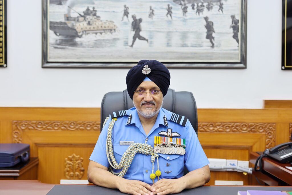 Air Marshal Tejinder Singh assumes charge as Chief of Integrated Defence Staff