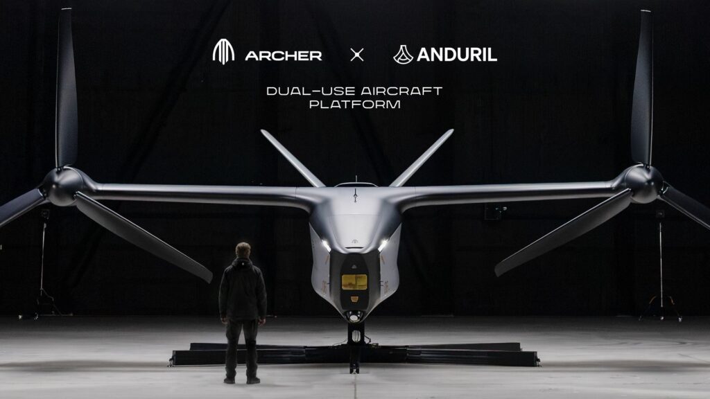 Anduril and Archer combine defence and air taxi technology in new autonomous aircraft