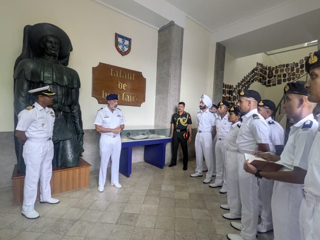 INS Sudarshini concludes three-day visit to Lisbon, strengthening India-Portugal naval ties