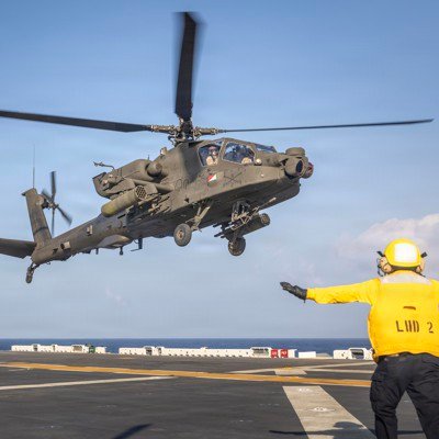Rough waters help firm demo ‘expeditionary manufacturing’ aboard warship