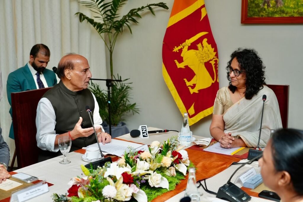 Rajnath Singh, Sri Lankan PM review development cooperation