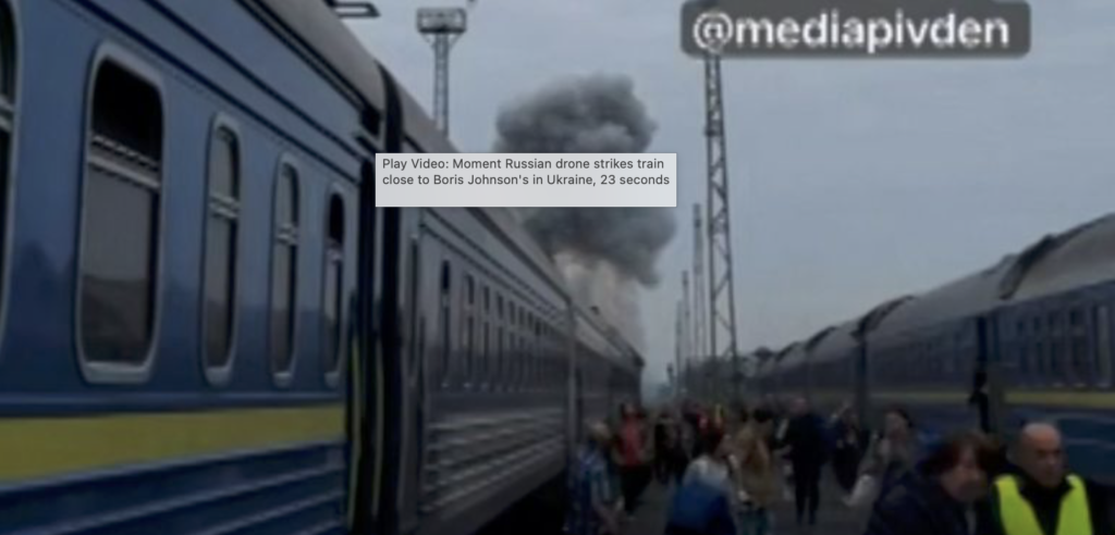 Russian drone strike on Warsaw train raises fears war is spreading towards Nato