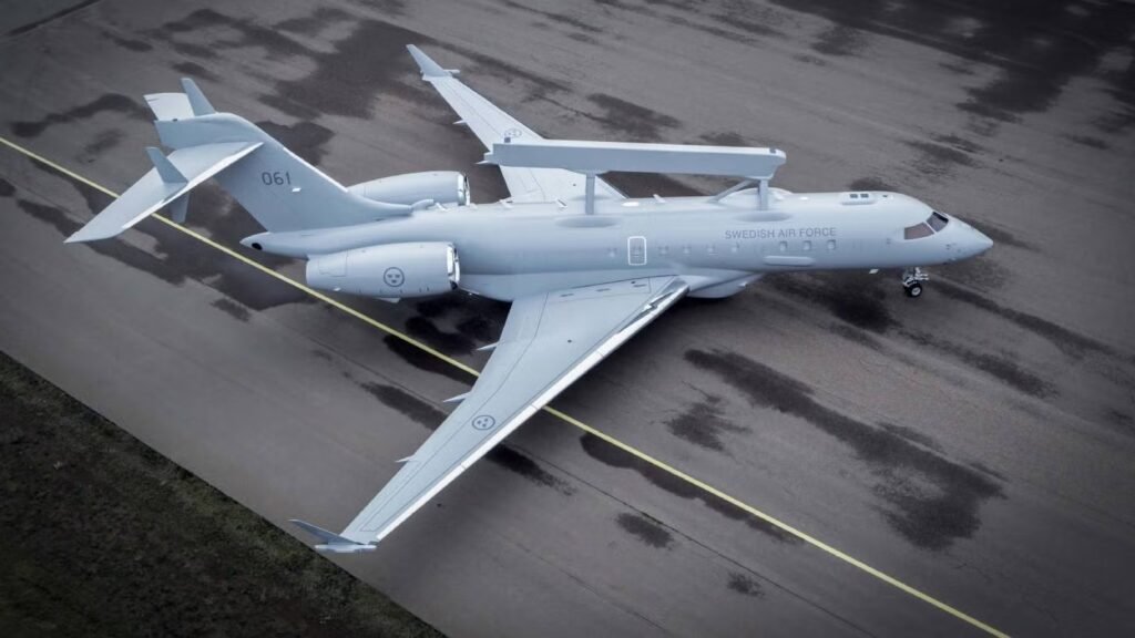 Saab presents Sweden’s first GlobalEye AEW&C aircraft